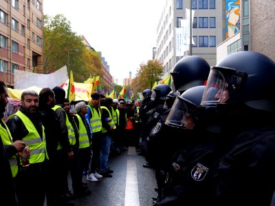 Rojava solidarity demonstration Berlin 2019-11-02 75