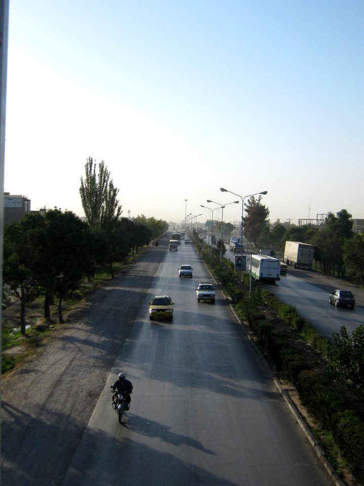Road 44 East of Iran - through city of Nishapur - Morning 52