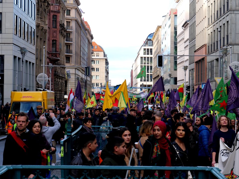 Rojava solidarity demonstration Berlin 2019-11-02 57