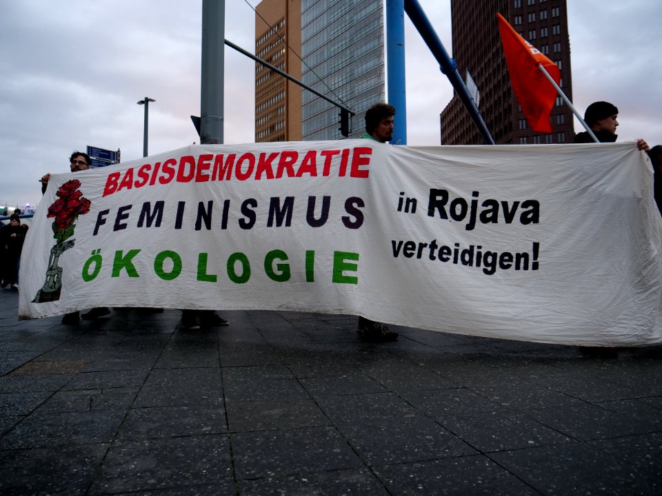 Rojava solidarity demonstration Berlin 2019-11-02 133