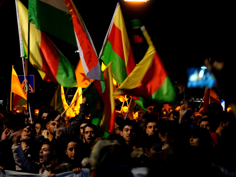 Rojava solidarity demonstration Berlin 2019-10-10 34