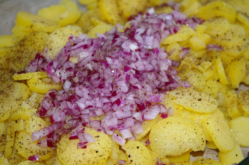 Salt potatoes salty lunch