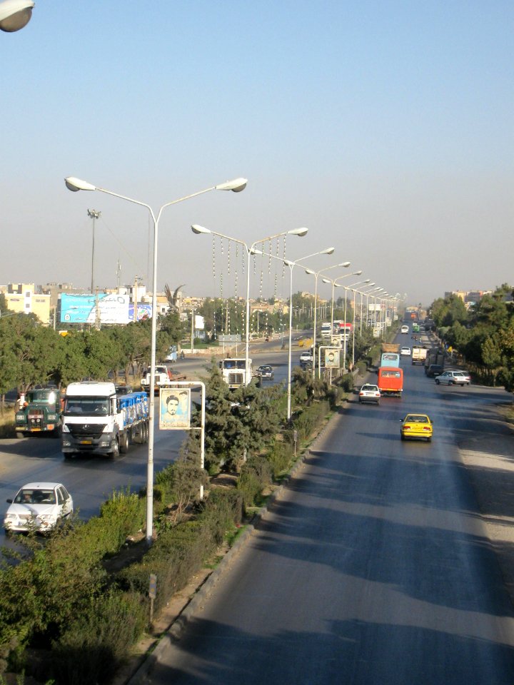 Road 44 East of Iran - through city of Nishapur - Morning 50
