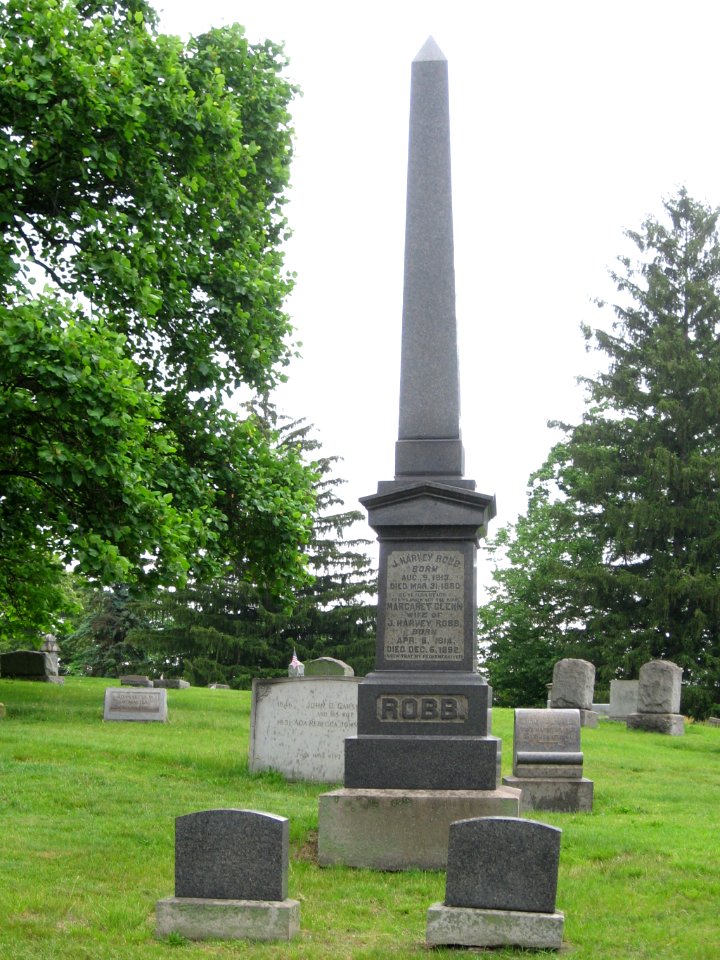 Robb monument, Mt. Lebanon Cemetery, 2021-06-03, 01