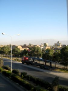 Road 44 East of Iran - through city of Nishapur - Morning 17