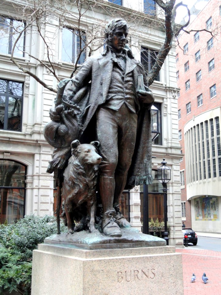 Robert Burns by Henry Hudson Kitson - Boston, MA - DSC05828
