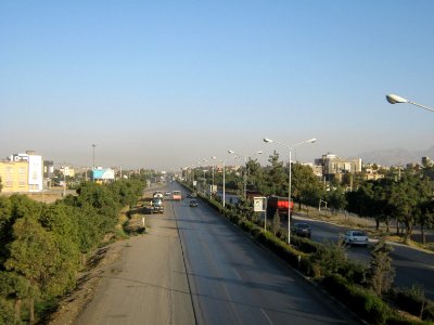 Road 44 East of Iran - through city of Nishapur - Morning 20