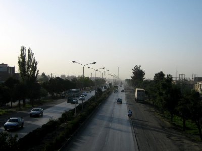 Road 44 East of Iran - through city of Nishapur - Morning 28