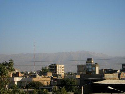Road 44 East of Iran - through city of Nishapur - Morning 46