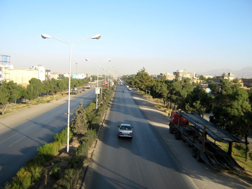 Road 44 East of Iran - through city of Nishapur - Morning 40