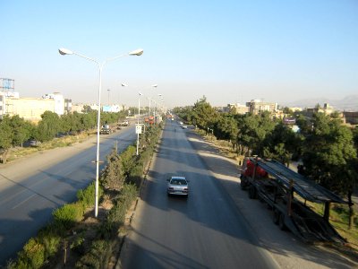 Road 44 East of Iran - through city of Nishapur - Morning 40
