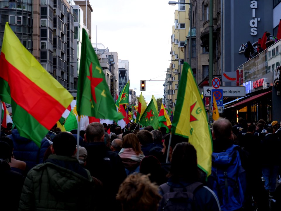 Rojava solidarity demonstration Berlin 2019-11-02 84