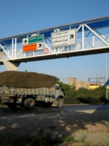 Road 44 East of Iran - through city of Nishapur - Morning - skyway 11