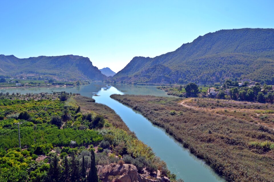 Ricote the segura river mountain