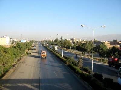 Road 44 East of Iran - through city of Nishapur - Morning 14