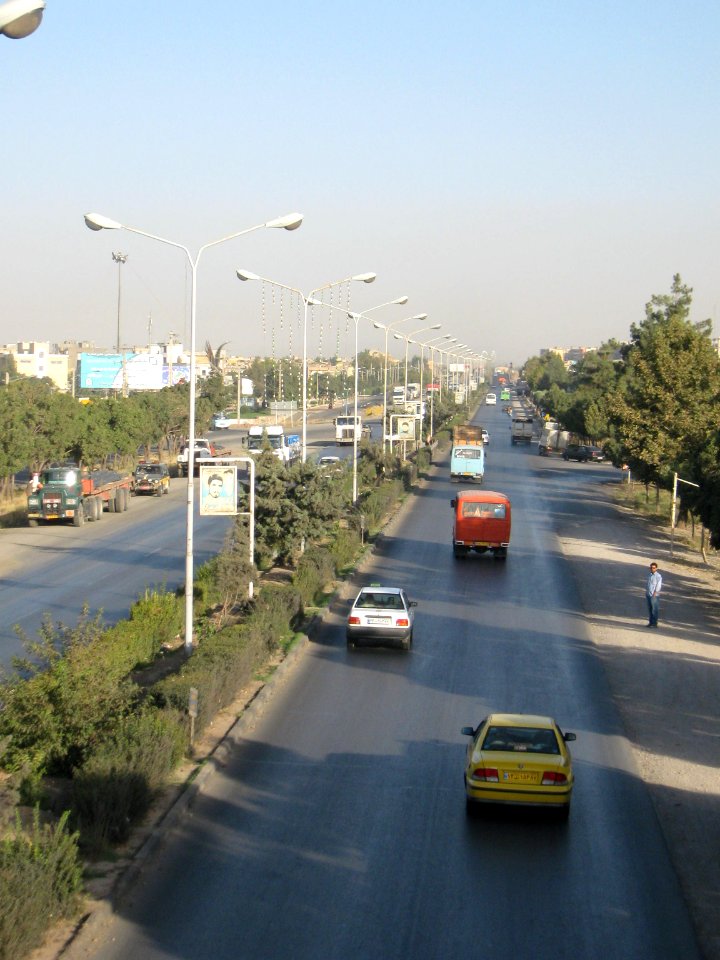 Road 44 East of Iran - through city of Nishapur - Morning 49