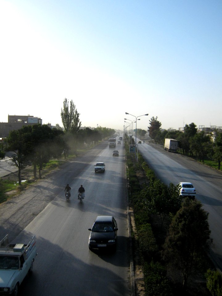 Road 44 East of Iran - through city of Nishapur - Morning 36
