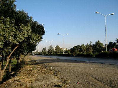 Road 44 East of Iran - through city of Nishapur - Morning 08