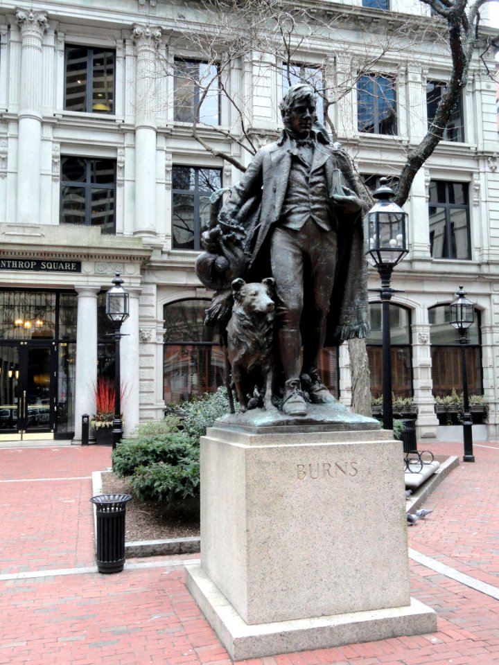 Robert Burns by Henry Hudson Kitson - Boston, MA - DSC05829