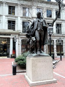 Robert Burns by Henry Hudson Kitson - Boston, MA - DSC05829