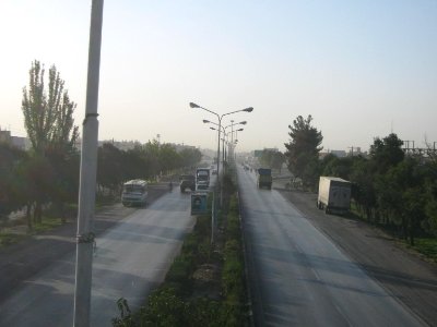 Road 44 East of Iran - through city of Nishapur - Morning 33