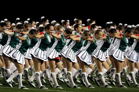 Girls football game drills