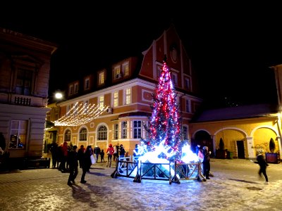 RO BV Brașov Piața Enescu Winter Evening