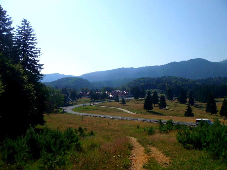 RO DN1E road near Poiana Brasov