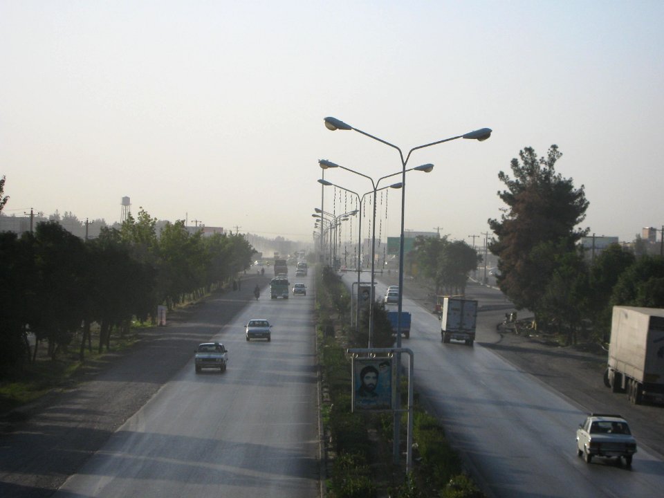 Road 44 East of Iran - through city of Nishapur - Morning 39