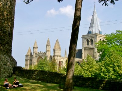 Rochester Cathedral from South West