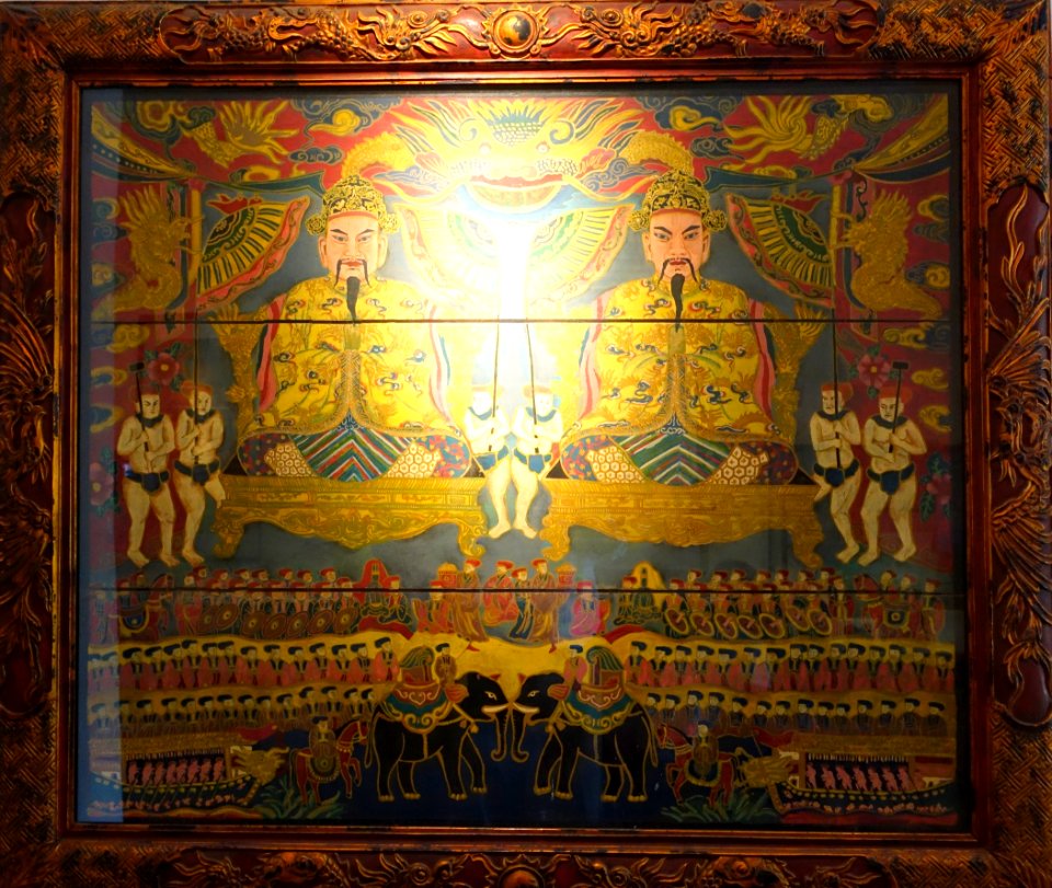 Roc kings, Kien Xuong district, Thai Binh province, 18th century AD, lacquered wood - Vietnam National Museum of Fine Arts - Hanoi, Vietnam - DSC05096