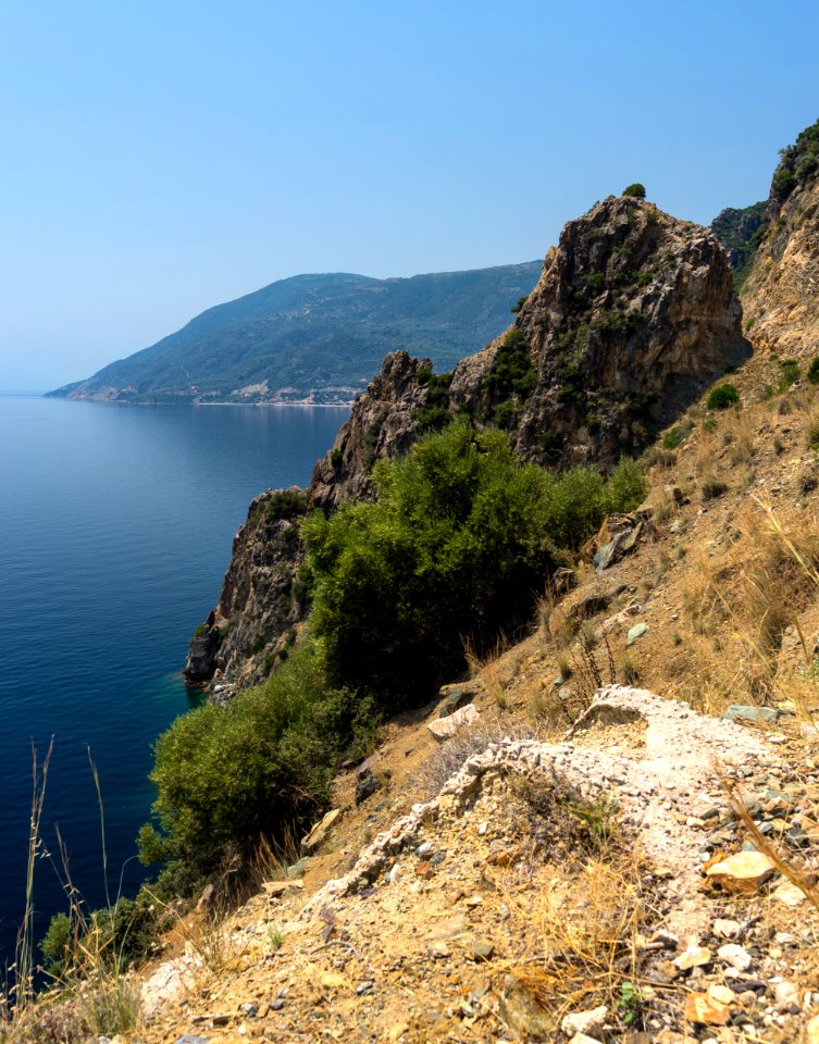 Rock in Evia Greece