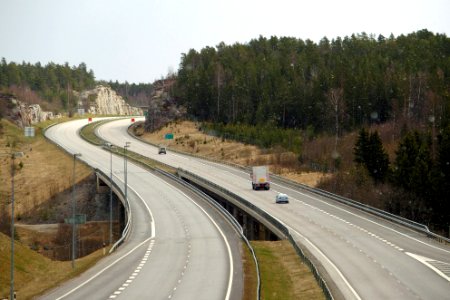 Road 1 towards Helsinki 41 km from Turku