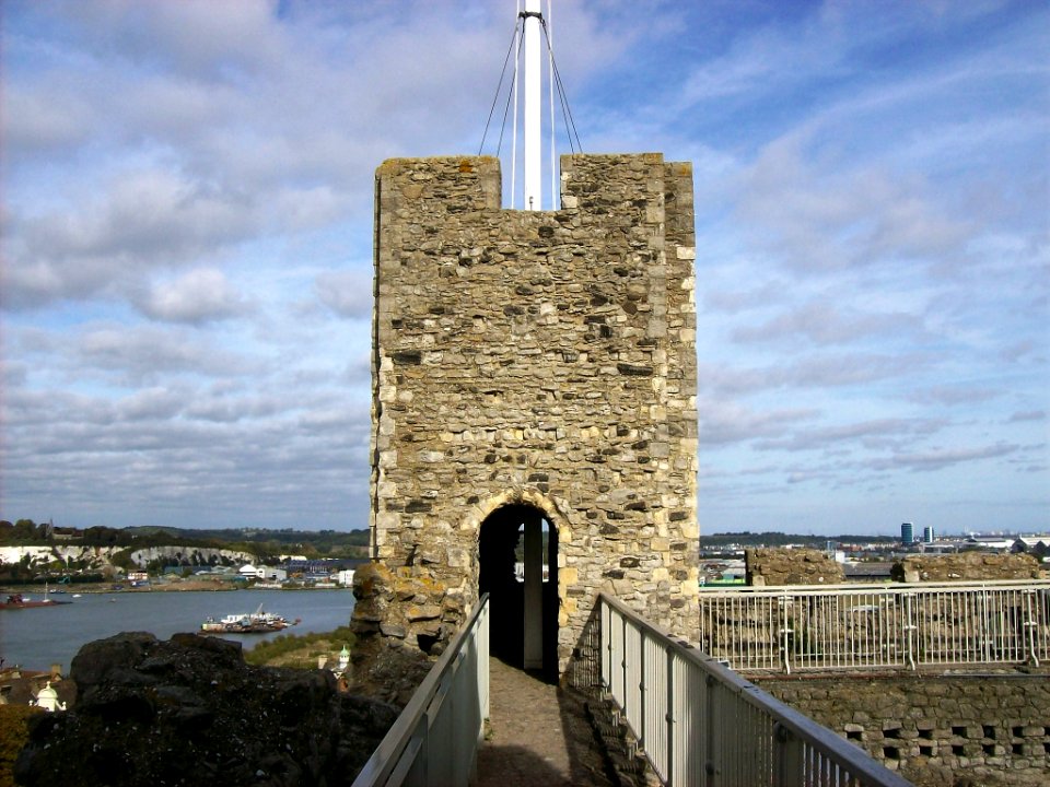 Rochester Castle, corner turret 2