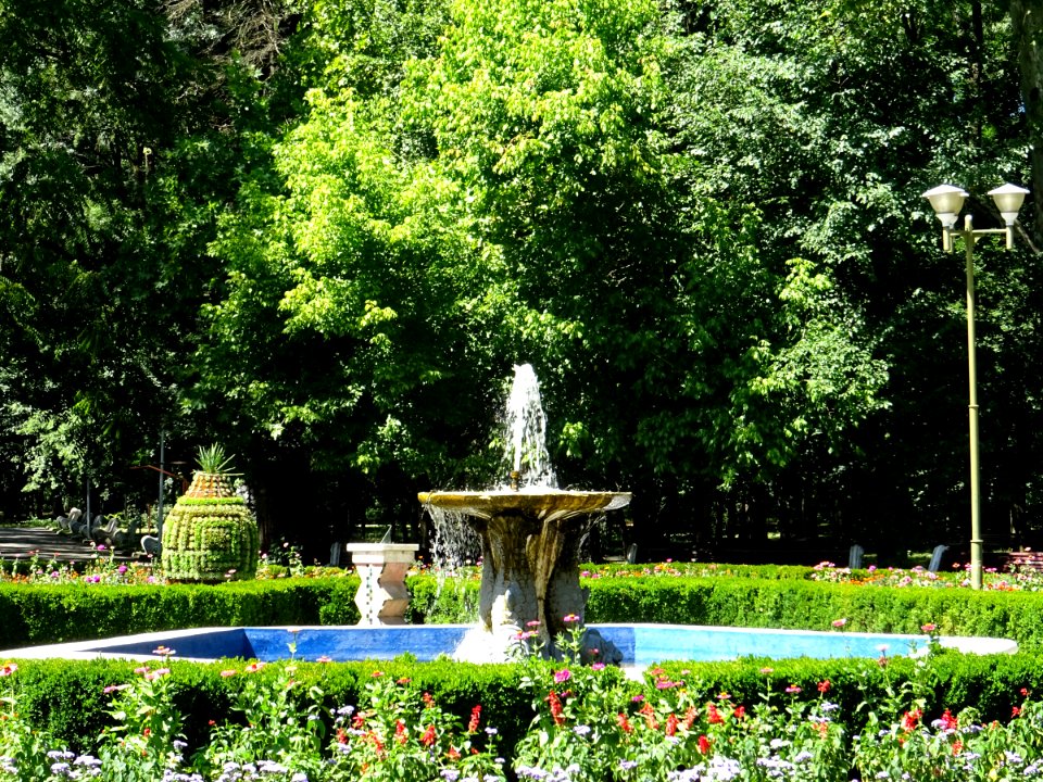 RO TM Buzias park fountain