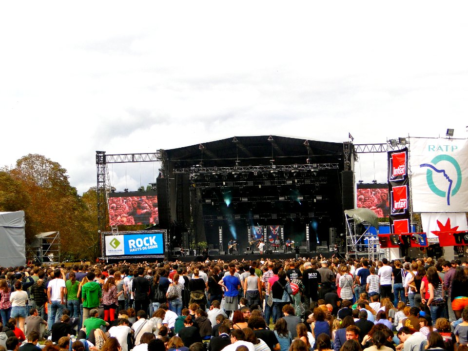 Rock en Seine Scène de la cascade