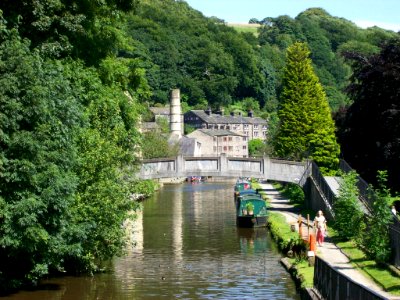 Rochdale Canal at Hebden Bridge 1 photo