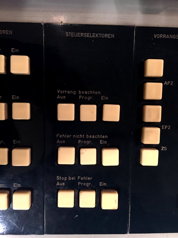 Robotron 300 Steuerkonsole