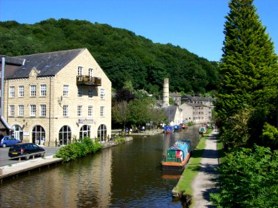 Rochdale Canal at Hebden Bridge 3 photo