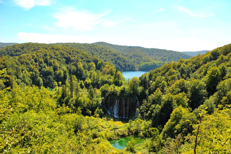 Plitvice water landscape
