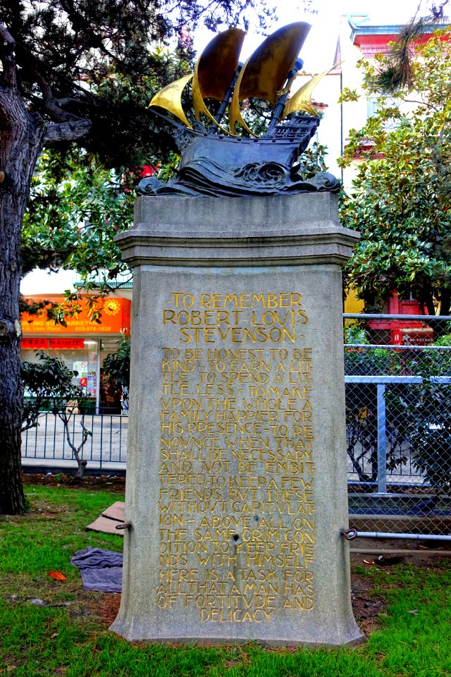 Robert Louis Stevenson Memorial - San Francisco, CA - DSC02679