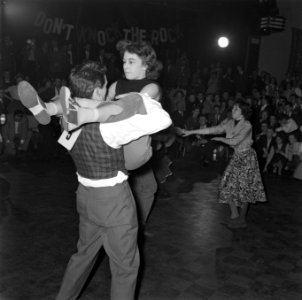 Rock-'n-Roll danswedstrijd in Krasnapolsky te Amsterdam, Bestanddeelnr 908-2959