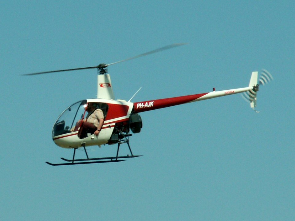Robinson R22 Beta PH-AJK at Teuge airport