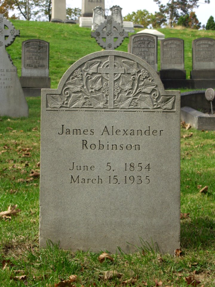 Robinson (James Alexander), Allegheny Cemetery, 2015-10-27, 01