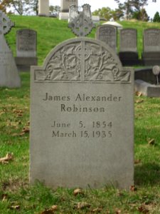 Robinson (James Alexander), Allegheny Cemetery, 2015-10-27, 01