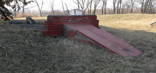 Rock Bluff School cellar 1