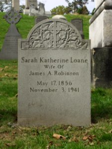 Robinson (Sarah Katherine Loane), Allegheny Cemetery, 2015-10-27, 01