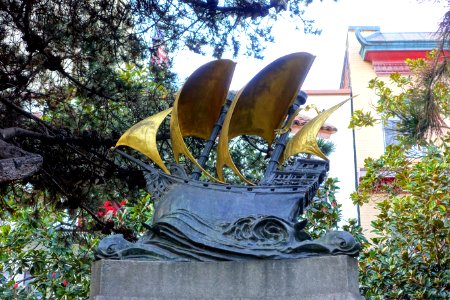 Robert Louis Stevenson Memorial - San Francisco, CA - DSC02685