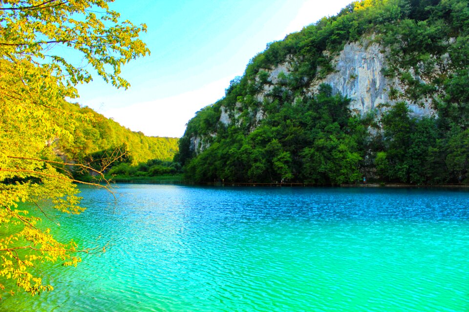 Plitvice water landscape