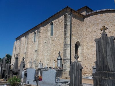 Rosières (Ardèche) - Église Notre-Dame de Rosières - Mur sud